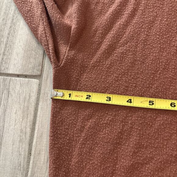 Alo Yoga Womens Sz Small Orange Oversized Crewneck Sweatshirt Fleece - Picture 4 of 7